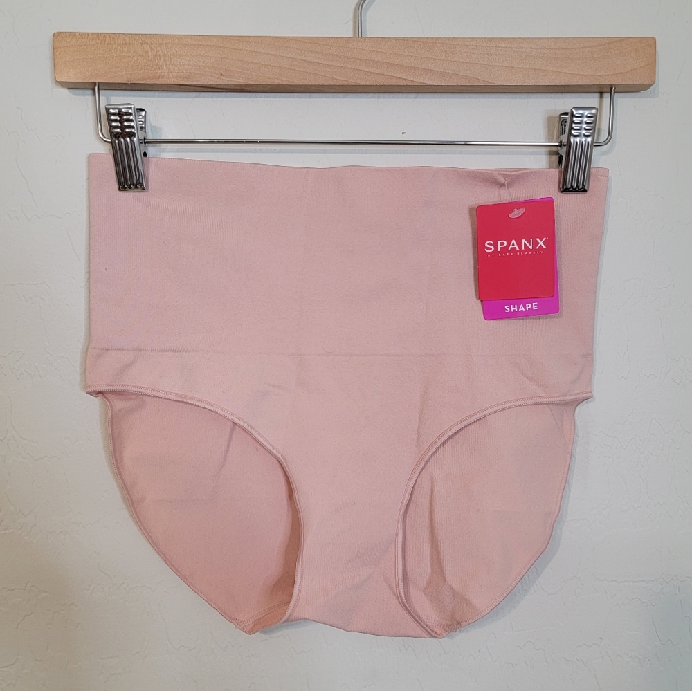 Spanx Shape Shapewear Panty Pink Large NWT